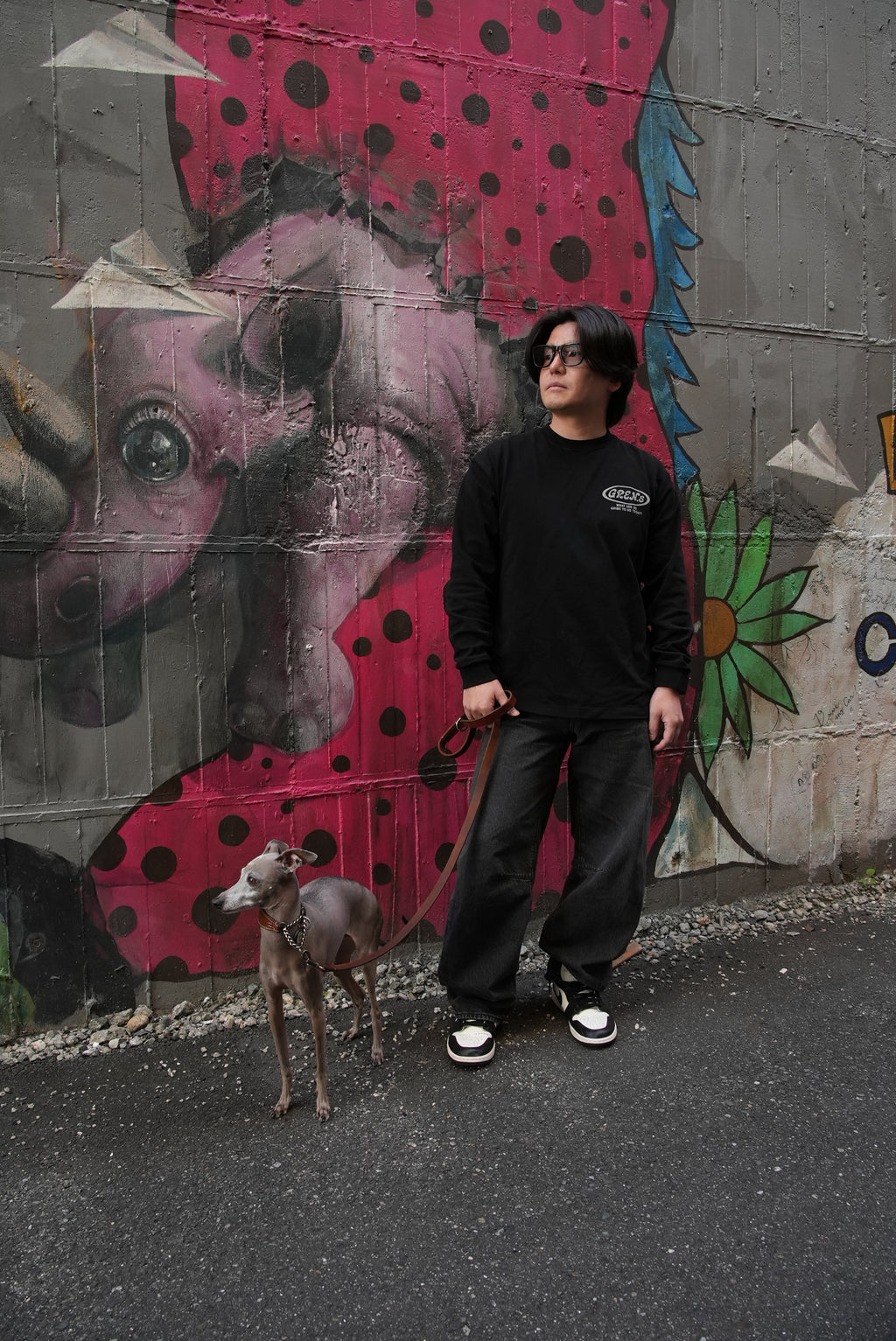 GREN.sマグナムウェイト ビッグシルエット ロングスリーブ Tシャツ【ブラック】