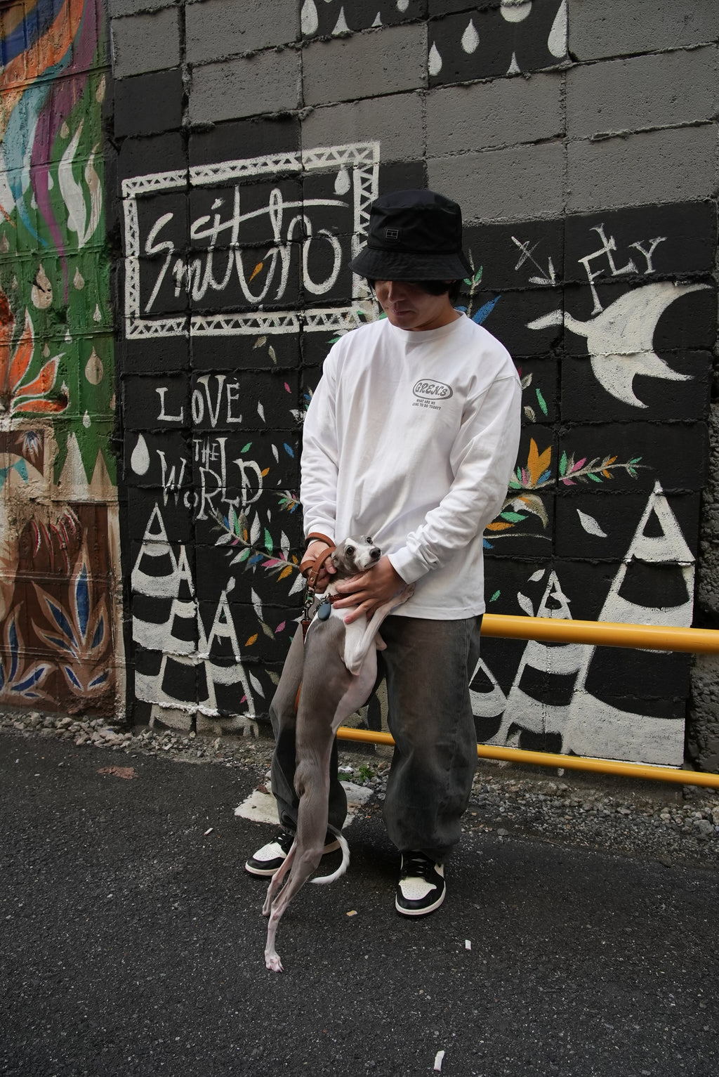 GREN.sマグナムウェイト ビッグシルエット ロングスリーブ Tシャツ【ホワイト】